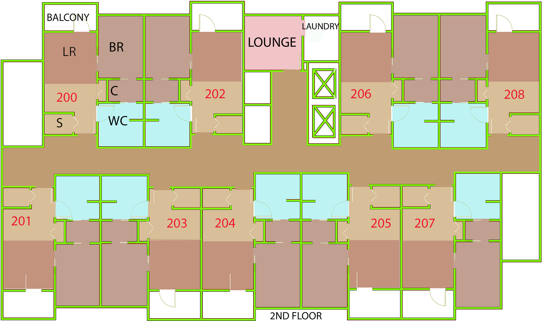 Floor Plan: Assisted Living at Ayre Manor
